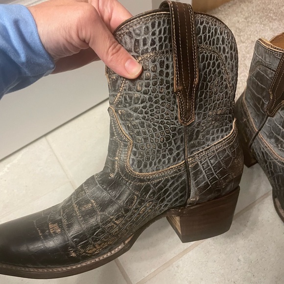 Freebird by Steven Distressed Graphite Zamora Western Boots - Picture 3 of 8